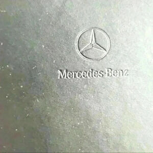 MERCEDES  BENZ CAR MANUAL BLACK POUCH